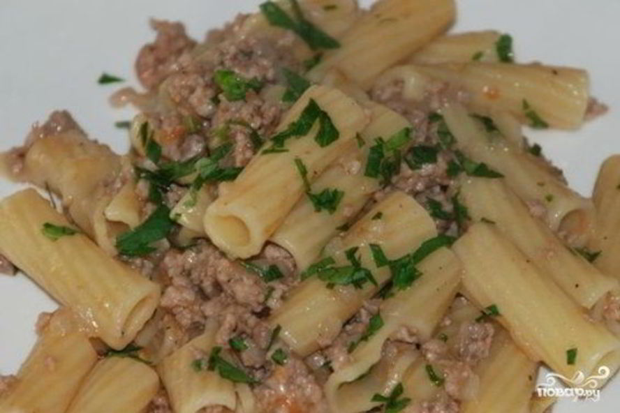 Рецепт макароны с тушенкой