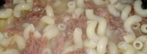 макароны с тушенкой. Шаг 3