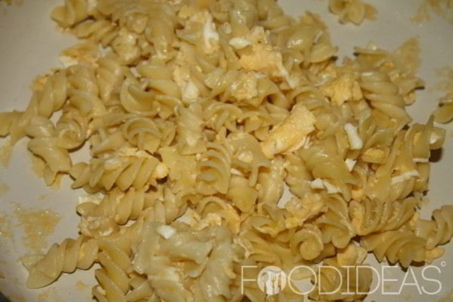Рецепт макароны с яйцом