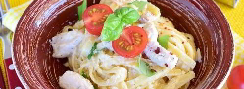 паста карбонара с курицей по-итальянски. Шаг 13