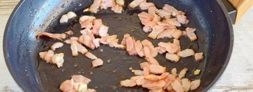 паста карбонара с курицей по-итальянски. Шаг 5