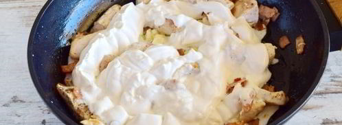 паста карбонара с курицей по-итальянски. Шаг 8