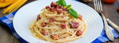 паста карбонара. Шаг 10