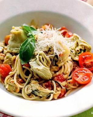 Паста с артишоками