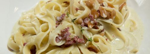 паста с копченой колбасой и арахисом. Шаг 3