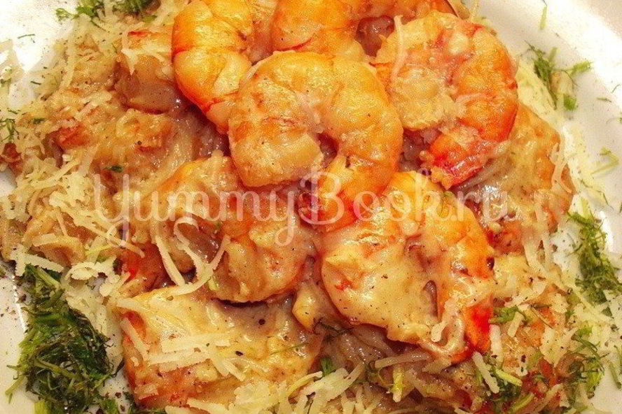 Рецепт паста с креветками и сливочным соусом