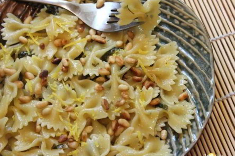Рецепт паста с лимоном