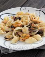 Паста с мидиями