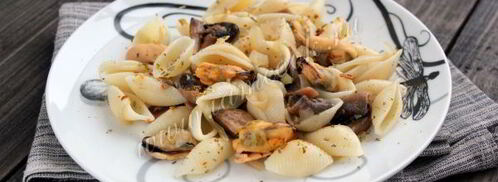 паста с мидиями. Шаг 9