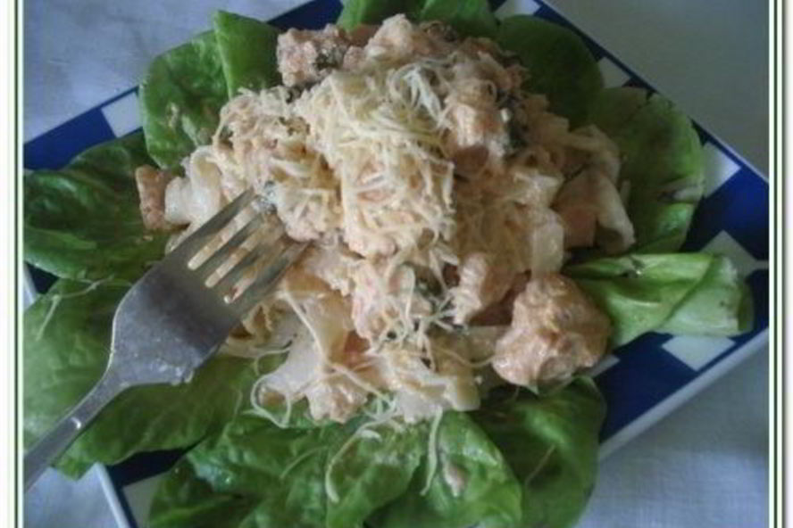 Рецепт паста с руколой и форелью