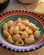 Паста с семгой и сливками