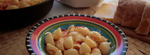 паста с семгой и сливками. Шаг 11