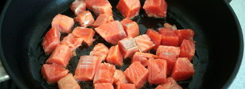 паста с семгой и сливками. Шаг 3