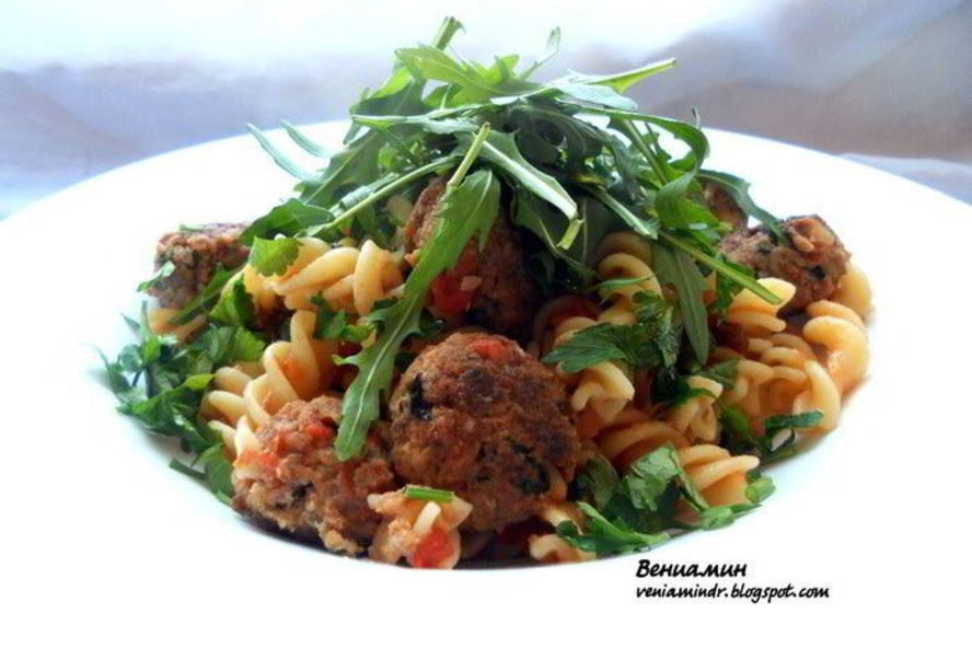 Рецепт паста с шариками из тунца