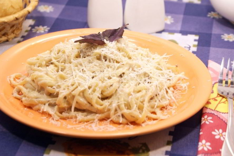 Рецепт паста с соусом бешамель и курицей