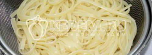 паста с соусом бешамель и курицей. Шаг 9