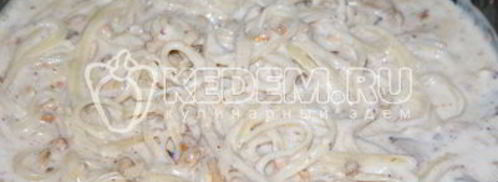 паста с соусом бешамель и курицей. Шаг 10