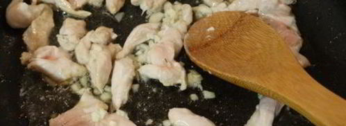 паста с томатами черри и маслинами. Шаг 4