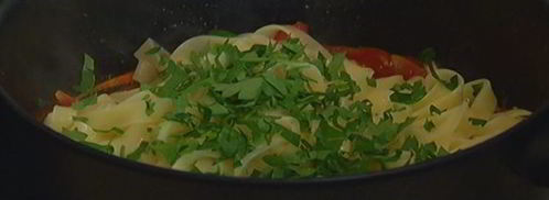 паста с цукини и ботаргой. Шаг 9