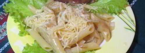 паста в луковой подливке. Шаг 8