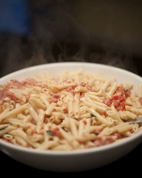 Сливочная паста с ветчиной