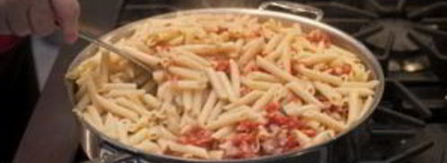 сливочная паста с ветчиной. Шаг 9