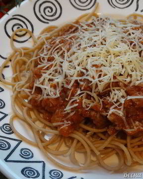 Спагетти Болоньезе