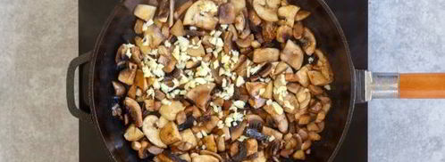 спагетти с грибами в сливочном соусе. Шаг 7