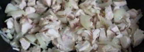 спагетти с курицей. Шаг 6