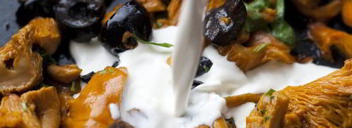 спагетти с лисичками и оливками. Шаг 8