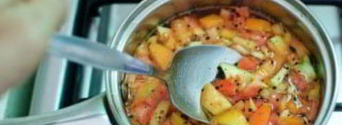 спагетти с помидорами и чесноком. Шаг 7