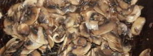 спагетти со сливками и грибами. Шаг 2