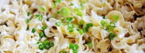 запеченная лапша с томатным соусом и индейкой. Шаг 4