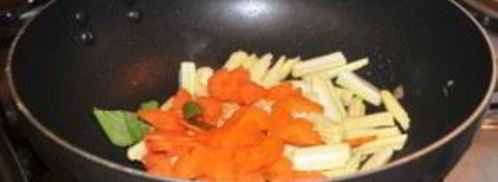 жареная лапша с овощами. Шаг 5