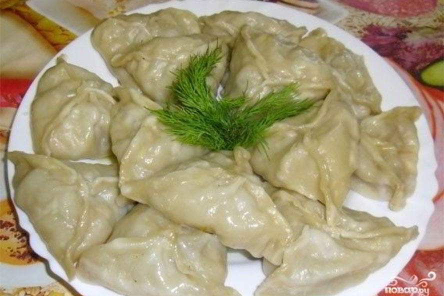 Рецепт манты с тыквой и мясом