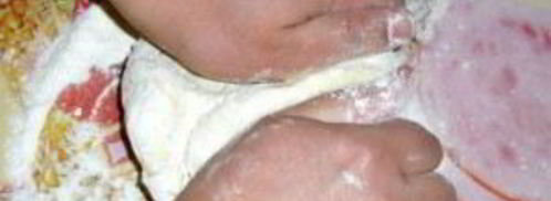 манты с тыквой и мясом. Шаг 2