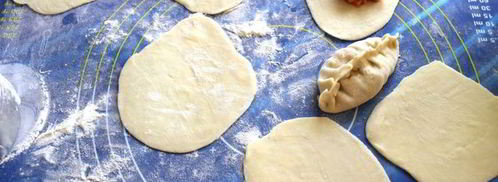 манты с тыквой. Шаг 4