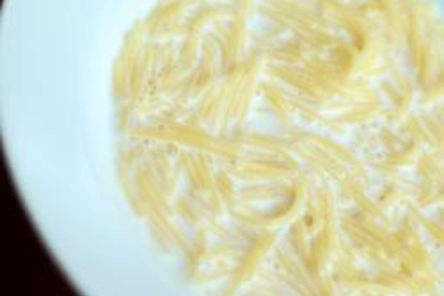 Рецепт молочная лапша