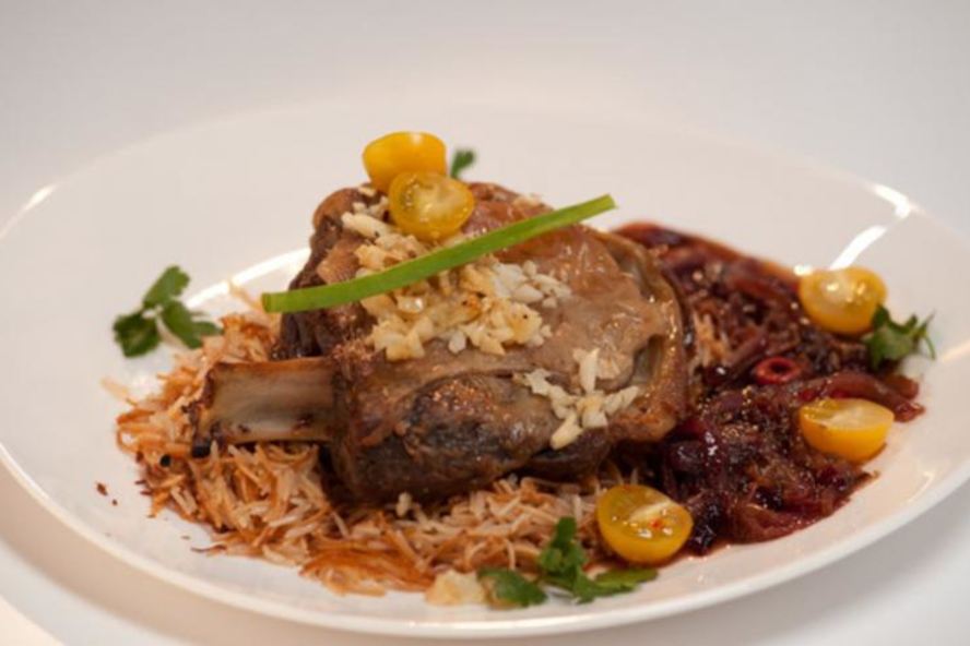 Рецепт баранья лопатка с чесночным припеком