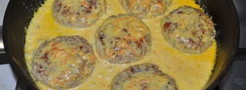 биточки в молочном соусе. Шаг 6