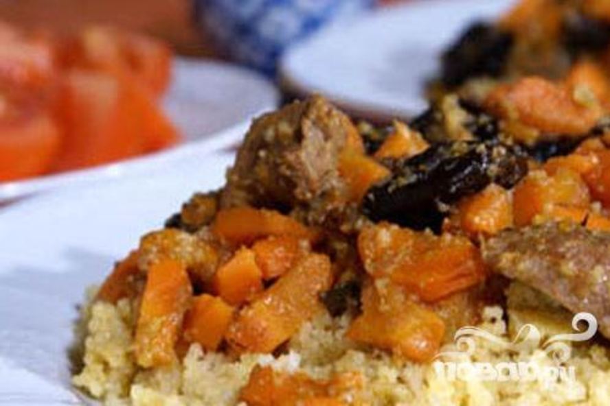 Рецепт говядина с морковью и черносливом
