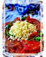 Говядина с овощами и кускусом