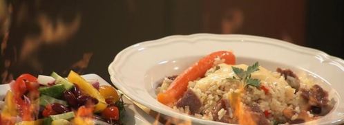 говядина, томленная в ананасовом соке с рисом. Шаг 6