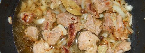 говядина тушеная с луком. Шаг 7