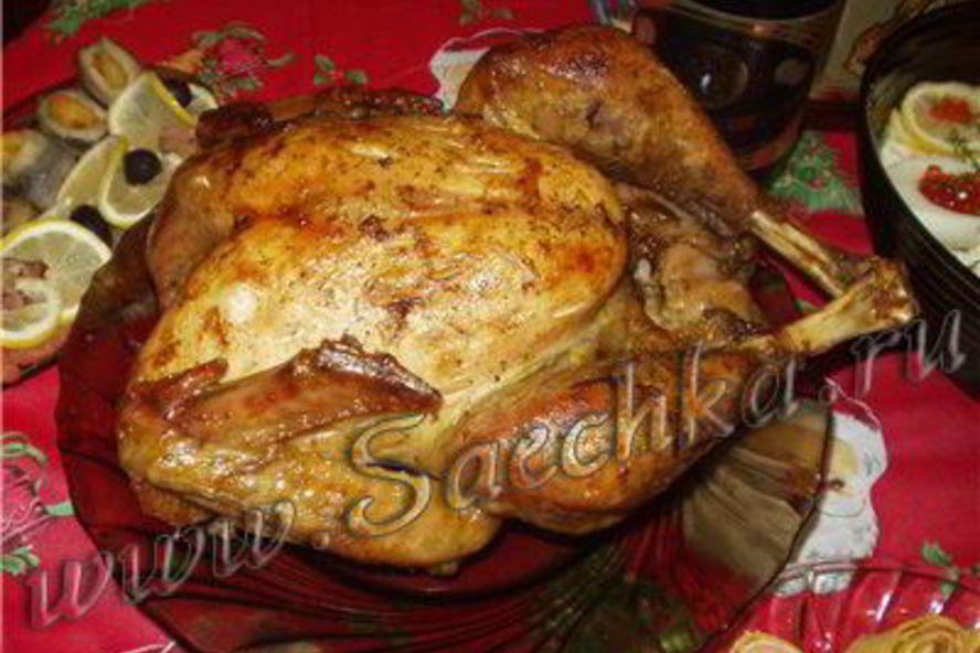 Рецепт индейка фаршированная