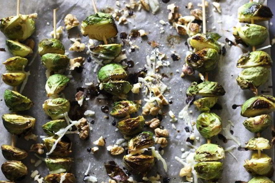 Рецепт кебаб из брюссельской капусты