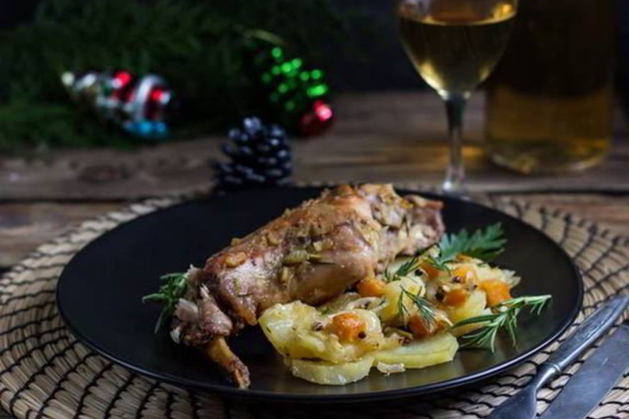 Рецепт кролик с картофелем