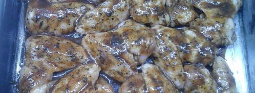 крылышки запеченные в медово соевом соусе с кетчупом. Шаг 2