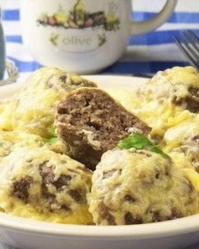 Куриные биточки с сыром