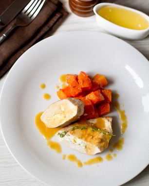 Куриные грудки, фаршированные фетой